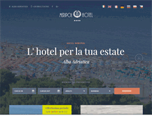 Tablet Screenshot of hotelmeripol.it